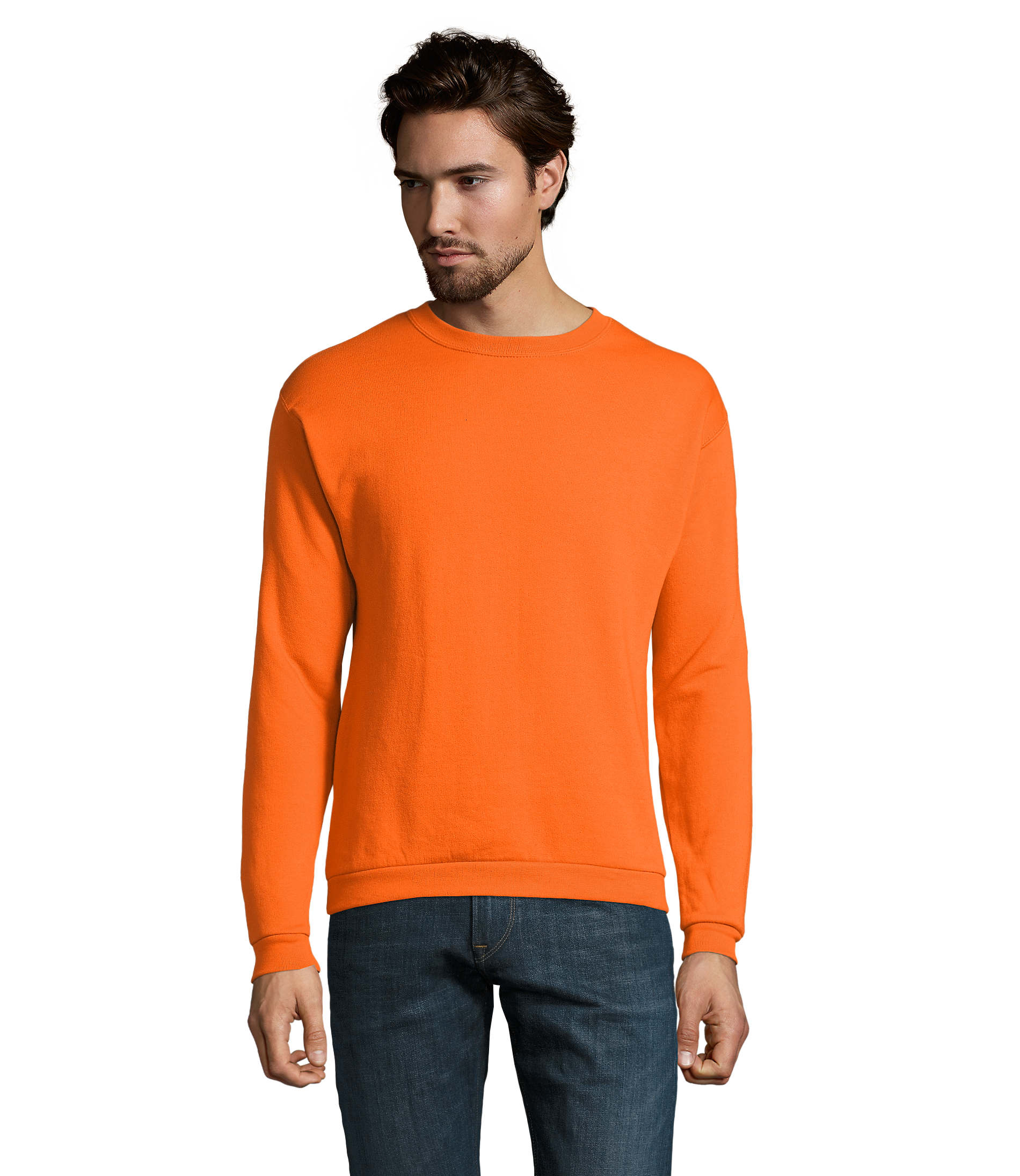 Pull homme molletonné publicitaire 260g - SPIDER Orange 1